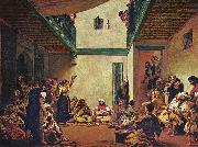 Eugene Delacroix Judische Hochzeit in Marokko France oil painting artist